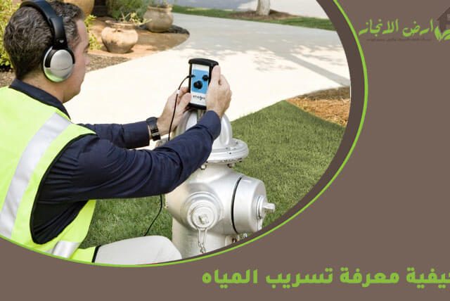 كيفية معرفة تسريب المياه